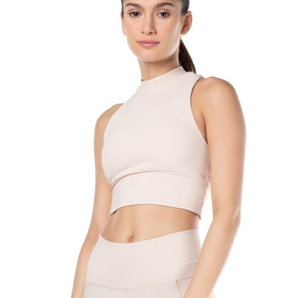Kyodan GRIFFINTOWN RIBBED MOCK NECK BRA TOP